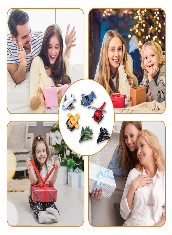 squishy 6PCS Aeroplane Toy for Kids, Aeroplane for Kids, Educational Role-Play Aircraft Models Ideal Favors and Imaginative Play | Interactive Action Toy for Indoor Play - Image 5